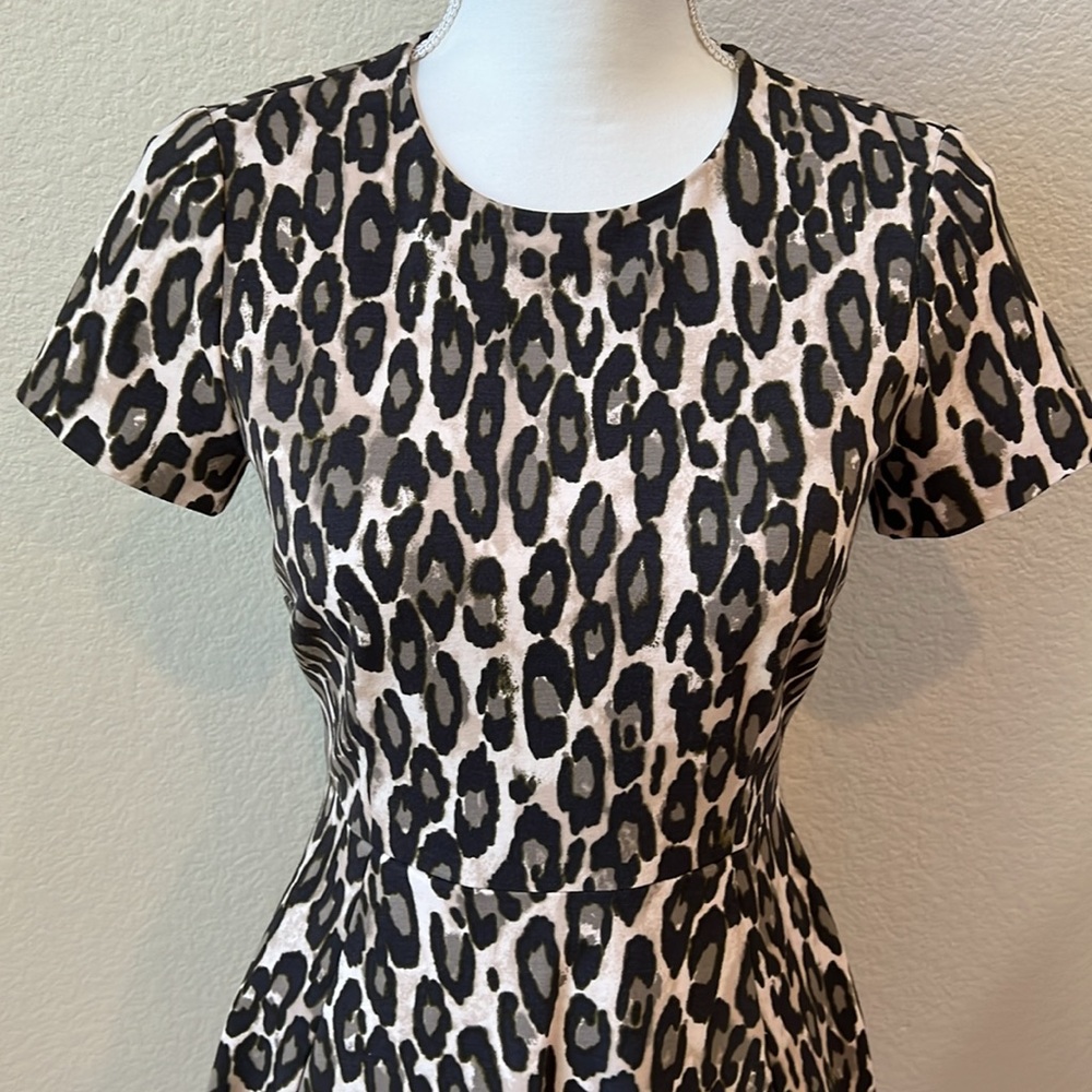 Kate Spade Leopard Flared Dress - Picture 5 of 16